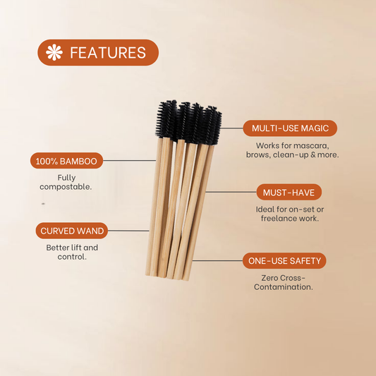 Disposable Bamboo Mascara Wands
