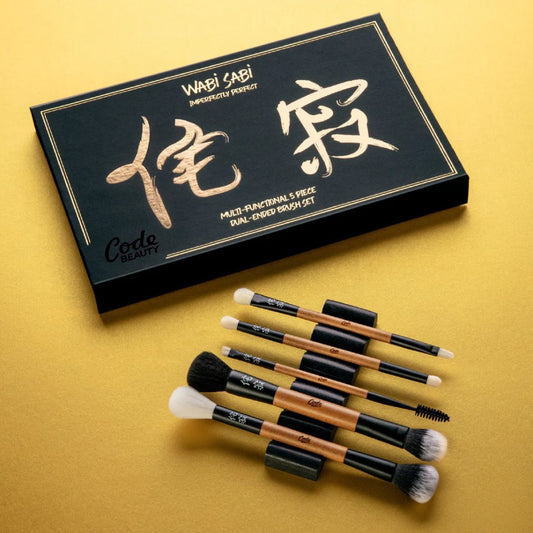 Wabi Sabi Makeup Brush Set + FREE Fudeoki