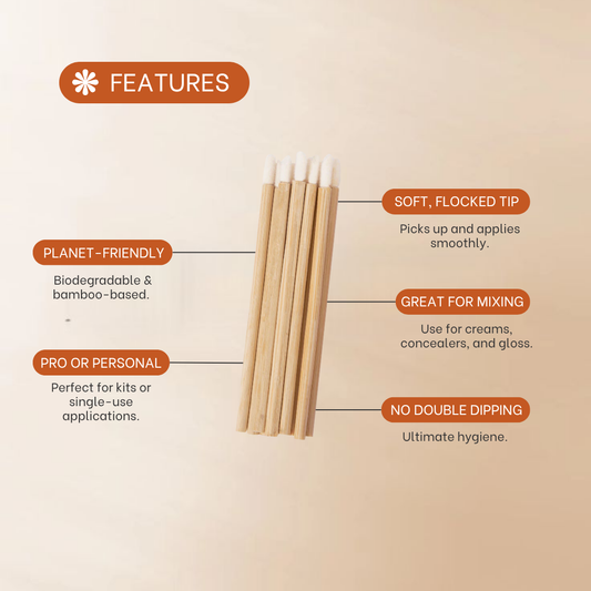 Disposable Bamboo Lip Wands