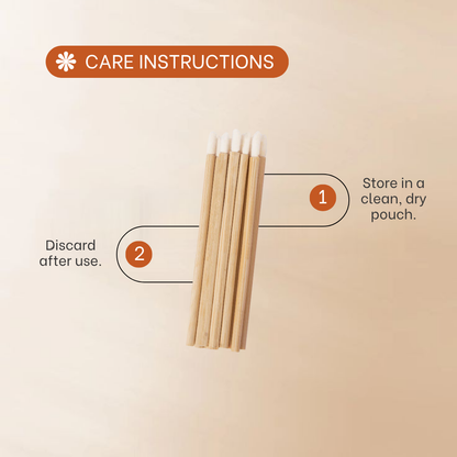 Disposable Bamboo Lip Wands